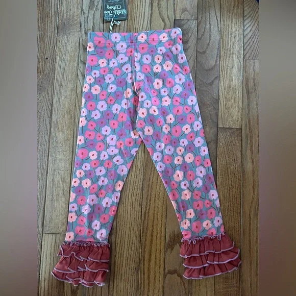 Matilda Jane Floral Ruffle Leggings - Picture 6 of 7